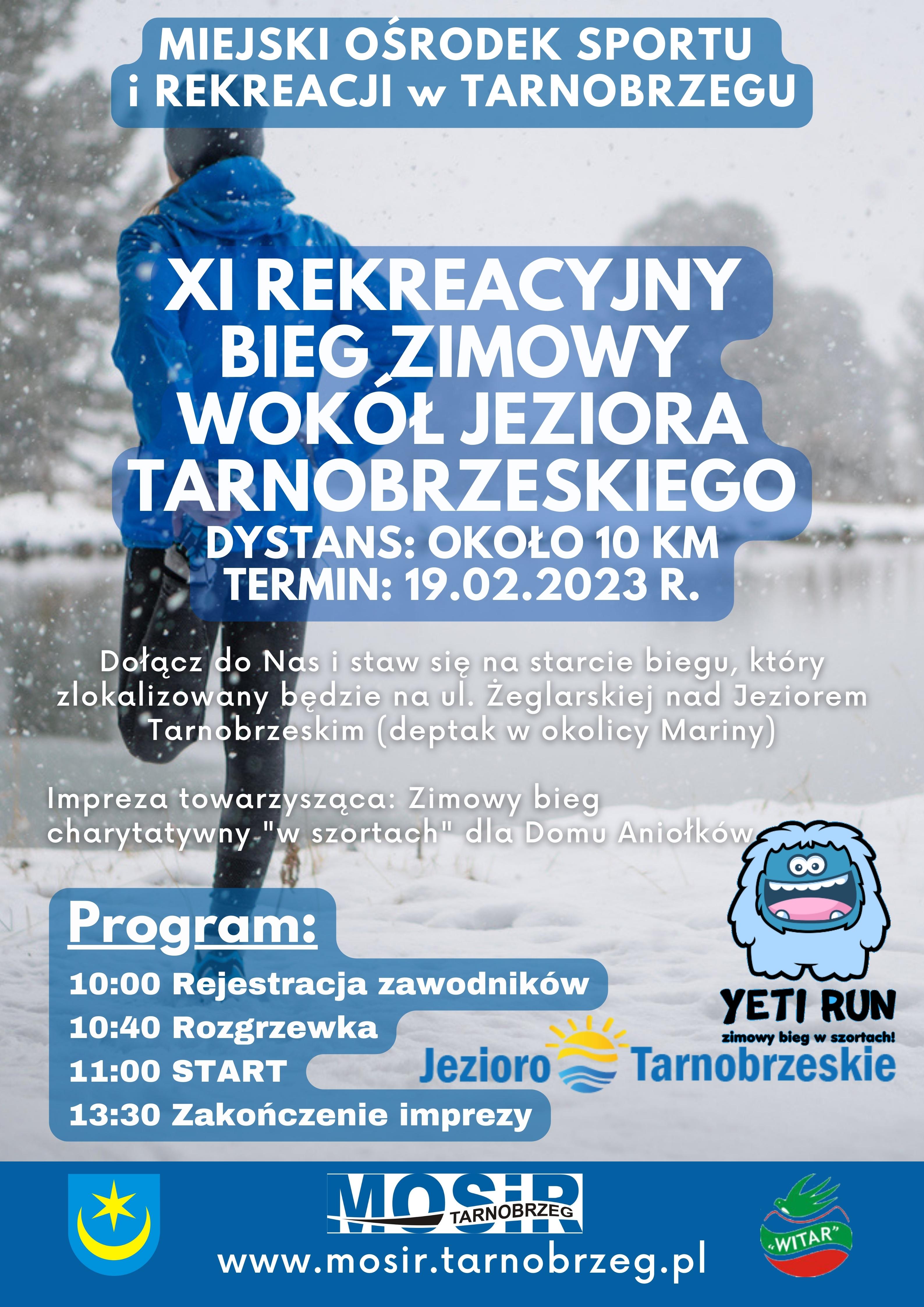 XI Bieg Zimowy wokół Jeziora Tarnobrzeskiego